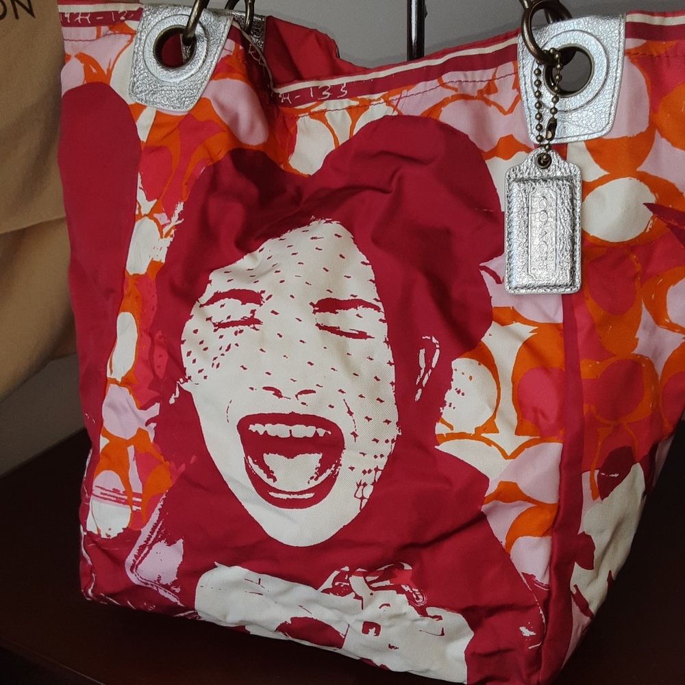Coach purse Laughing Girl